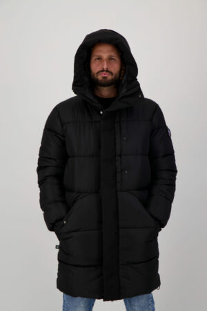 Doudoune longue homme capuche matelassée chaude HERMON