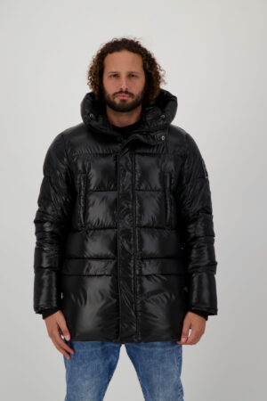 Doudoune longue à capuche homme chaude imperméable VERBIER
