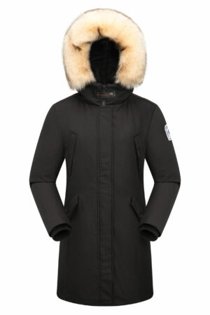 Parka Cintrée Mi-Longue Femme
